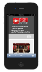 SoundVision Systems Mobile Homepage